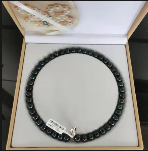 黑色淡水珍珠項鍊